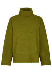 Naline Knit Blouse | Sage Green | Strik fra Neo Noir