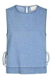Svetlana D Top | Light Blue | Bluse fra Neo Noir