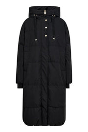 Cayo Long Quilt Jacket  | Black | Jakke fra Mos Mosh