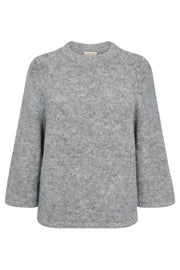 Grslulu Pullover 205507 | Medium Grey mlg. | Sweater fra Freequent