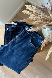 Molly Jeans | Dark Blue Denim | Jeans fra French Laundry