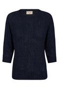 Tapper Pullover 205788 | Marineblauer Blazer | Strickmode von Freequent