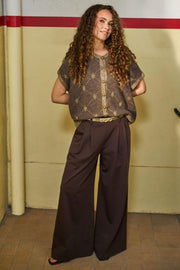 Elva Knit Vest | Taupe | Strik fra Black Colour