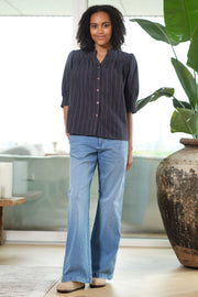 Lissa Blouse 2771 | Blue | Bluse fra Prepair