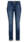 Naomi Ricamo Jeans Regular | Mid Blue | Jeans fra Mos Mosh