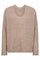 Thora V-Neck Knit | Doeskin | Strik fra Mos Mosh