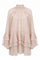 Selene Short Dress With Ruffles | Beige