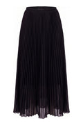 Long Pleated Skirt | Black | Nederdel fra Avery – nedsat