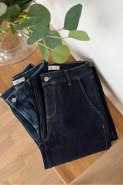 Nora Jeans | Raw Blue Denim | Jeans fra French Laundry