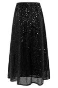 Paige Skirt | Black Sequins | Nederdel fra Liberté