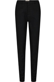 Solvej Pants 205590 | Black W. Gold | Bukser fra Freequent