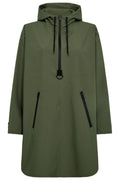 Mow Poncho 206743 | Deep Lichen Green | Jakke fra Freequent