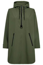 Mow Poncho 206743 | Deep Lichen Green | Jakke fra Freequent