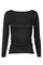 Alma Ls Turn Top | Black | Top fra Liberté