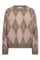Grsargyle Pullover 207137 | Desert Taupe Mel W Pale M Mel | Strik fra Freequent