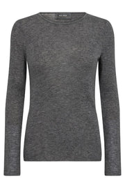 Bouch O-neck Knit  | Sharkskin | Strik fra Mos Mosh