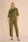 Amaya Cafrin Jumpsuit | Burnt Olive | Jumpsuit fra Mos Mosh