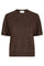 Missy Knit Tee 161927 | Brown Melange | Knitwear fra Neo Noir