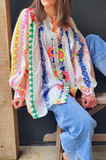 Loulou Shirt | Multi White