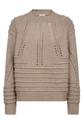 Rowan Hole Turtle Knit 42007 | Taupe | Strik fra Co'couture