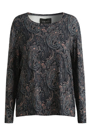 Alma Ls U Tshirt | Night Sky Paisley | T-Shirt fra Liberté