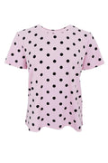 Mayra Ss Tee | Rose | T-Shirt fra Black Colour