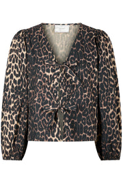 Tova Leo Blouse 164451 | Leopard | Bluse fra Neo Noir