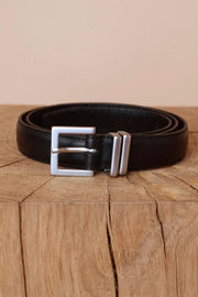 Rich Leather Belt | Black | Accessories fra Mos Mosh