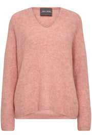 Thora V-Neck Knit  | Rosette | Strik fra Mos Mosh