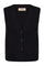 Kirby Lux Knit Vest | Black | Strik fra Mos Mosh