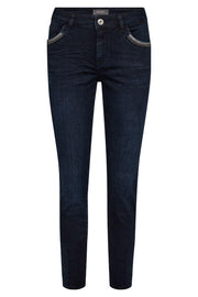 Sumner Quantum Jeans Ankle | Dark Blue | Jeans fra Mos Mosh