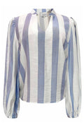 Dodo Ls Bluse | Blau Weiß Streifen | von Liberty – nedsat