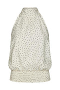 Jos Mini Dot Top | Off White | Bluse fra Neo Noir – nedsat