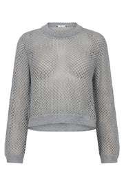 Alvin Net Knit 32116 | Silver | Strik fra Co'couture