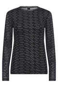 Bluse mit Print | Schwarz | Bluse von Hype the Detail