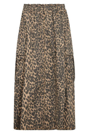 Dahlia Bari Leo Skirt | Leopard Print | Nederdel fra Mos Mosh