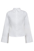 Sanna Bell Sleeve Shirt 35903 | White | Bluse fra Co'couture