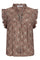 Egypt Tie Top 35487 | Walnut | S/S Shirts fra Co'couture