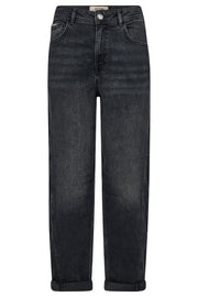 Aymen Kyoto Jeans  Ankle | Dark Grey | Jeans fra Mos Mosh