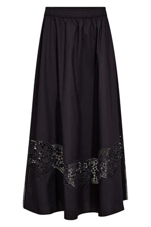 Redu Cotoni Skirt  | Black | Nederdel fra Mos Mosh