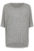 Lora Ss Blouse | Grå | Bluse fra French Laundry – nedsat