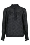 Karia Illusion Bluse | Schwarz | Bluse von Neo Noir – nedsat