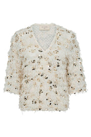 Nolla Blouse 207136 | Moonbeam W. Gold | Bluse fra Freequent