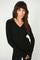 Relena Rib Polo Knit | Black | Strik fra Mos Mosh
