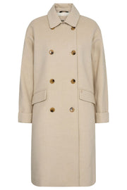 Venice Wool Coat | Feather Gray | Jakke fra Mos Mosh