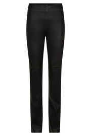 Sarina Long Leather LeggingLong | Black | Leather fra Mos Mosh