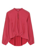 Lise blouse | Claret Red | Skjorte fra Gustav