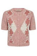Elio SS Knit Cardigan | Peachy | Strik fra Mos Mosh – nedsat