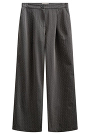 Widy Pants 206601 | Dark Grey Mel W Star Off-White | Bukser fra Freequent