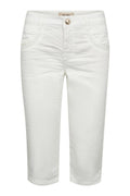 Naomi Treasure Pant Capri | White | Bukser fra Mos Mosh – nedsat